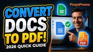 How to Convert Google Docs to PDF (2026 Quick & Easy Guide)