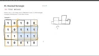 [April 13, 2024, LeetCode daily] 85. Maximal Rectangle - Python, solution explained
