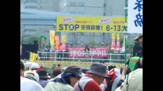 Stop 安倍政権！6・13大集会　15年6月13日 スライドショー