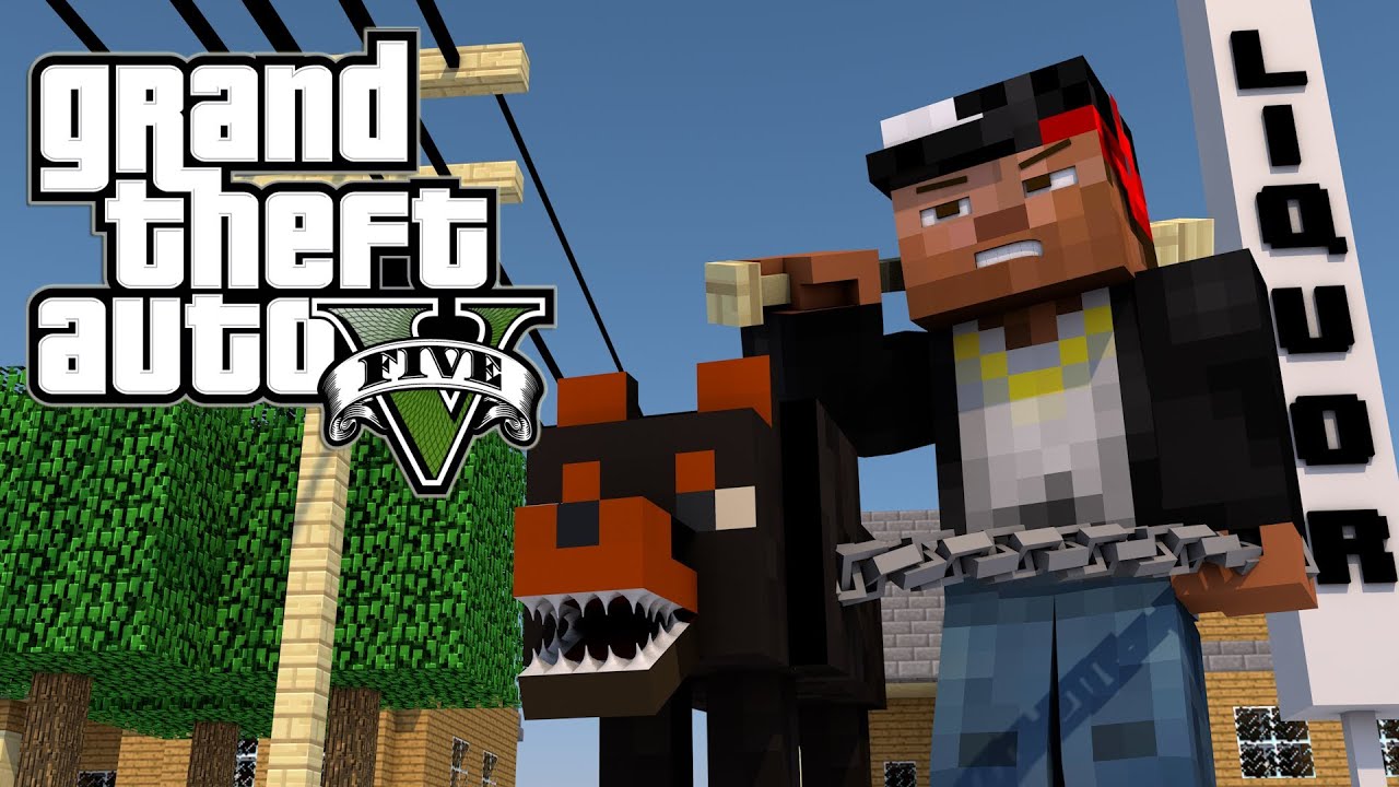 Minecraft Gta V Grand Theft Auto V Mod Ep 1 Gta 5 Youtube