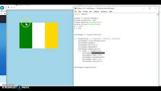 Python Tinker : Walkthrough Draw a Flag
