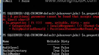 Object Properties in Powershell