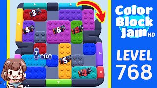 Color Block Jam Level 768 Solution Walkthrough