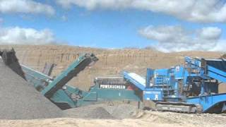 Pegson 1000 Maxtrack \u0026 Powerscreen 2100 Chieftain