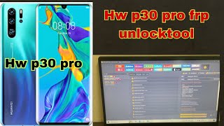 Hw p30 pro frp unlock tool