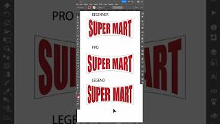 ADOBE ILLUSTRATOR TIP : CREATE TEXT SHAPE USING WARP , WIDTH & ENVELOPE DISTORT #adobeillustrator