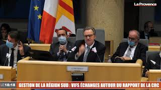 Gestion de la région Sud : de vifs échanges autour du rapport de la Chambre régionale des comptes