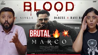 Marco - First Single | Blood Reaction | Dabzee | Ravi Basrur | Unni Mukundan | Shareef Muhammed |