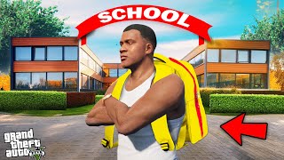 GTA 5 : Franklin First Day Of School in GTA 5 ! (GTA 5 mods)