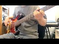 tiptoe. ナイトウォーク bass cover