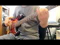 tiptoe. ナイトウォーク bass cover