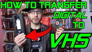 How to Transfer Digital HDMI to VHS Tutorial