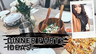 Dinner Party Prep with Me! | Intimate Dinner Party ideas | Black family vlogs