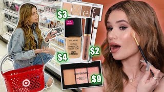 FULL Face TESTING the CHEAPEST Makeup at TARGET!