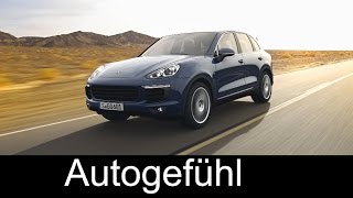 2015 Porsche Cayenne Facelift exterior driving video Cayenne S E-Hybrid2 - Autogefühl