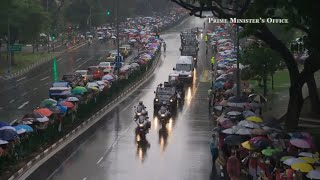 Lee Kuan Yew State Funeral Procession 29 March 2015 (Part 1)