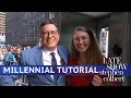 Stephen Colbert's Millennial Tutorial: Pay Phone Edition Stephen Colbert's Millennial Tutorial: Pay Phone Edition