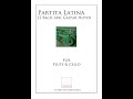 PARTITA LATINA for flute & cello - arr. Gaspar Hoyos - Based on the Partita BWV 1013 by J.S. Bach