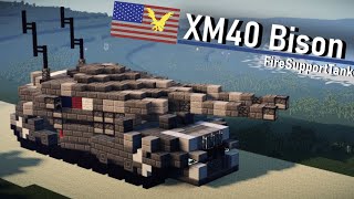 [Minecraft軍事部]ロマンの三連装砲戦車！(ただし見た目は連装) アメリバー合衆国軍\