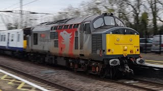 37884 passing through Taplow taking two Class 315s for scrap!