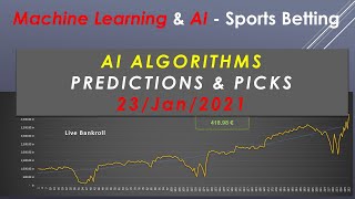 AI Algorithms-Predictions & Picks (23/Jan/2021)-Sports Betting