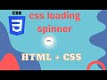 CSS Loading Animation | Color Changing glossy Loader using HTML & CSS