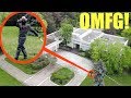 you won't believe what my drone caught on camera at this abandoned Mafia Bosses $10,000,000 Mansion