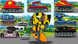2 VS 2 MODE ALL TANKS, ALL SKIN ! TANK BOOSTER NAPALM | Hills of Steel Gameplay Android/iOS