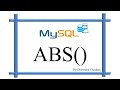 MySQL ABS() Function