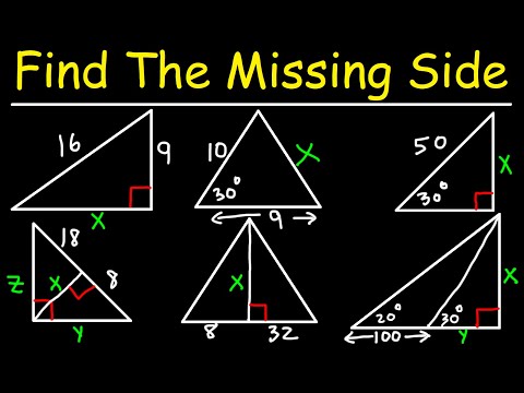 Which is the length of the third side of the right triangle?