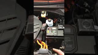 Kia E-Niro HV High Voltage Battery Disconnect Location Isolation Safety Emergency Responder