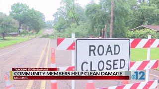 Severe storms cause damage in McComb