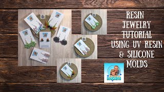 #68-Resin Jewelry Tutorial Using Pre-tinted UV Resin & Silicone Molds @BondCraftor @crafty787