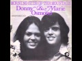 Donny & Marie Osmond - Morning Side Of The Mountain