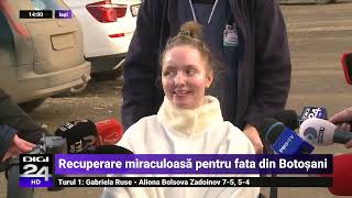 Prima declarație a Alexiei, fata rănită în accidentul din Pașcani, la ieșirea din spital