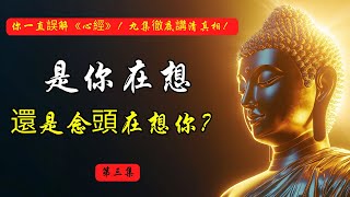 你以為是自己在想，其實是想法在想你 | 受想行識 | 般若波羅蜜多心經 | 佛教智慧 | 情緒管理 | 自我覺察 | 禪宗思維 | 無常 | 空性 | 情緒波動 | 心理覺察 | 內在安定