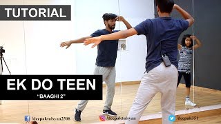 Learn How to Dance On "EK DO TEEN" | Baaghi 2 | Step By Step | Bollywood Dance Tutorial [ Hindi ]