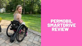 Adult With Cerebral Palsy Reviews The Permobil Smart Drive |  Permobil Smart Drive Review