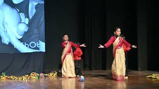 Mother son performance by kids on annual function