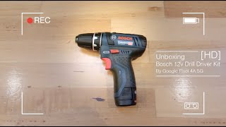 HD I Unboxing I Bosch 12V Drill Driver Kit I 0615990L63