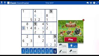 Sharon's Microsoft Sudoku Grand Master game 07062020