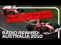 Button's First McLaren Win | Radio Rewind | 2010 Australian Grand Prix