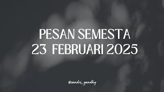 23.02.25 Kebaikanmu menarik kehadiran cinta, Beranilah malaikat membantu \u0026 melindungimu 😇💕