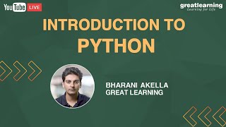 Introduction To Python | Getting Started With Python | Python Programming | Great Learning