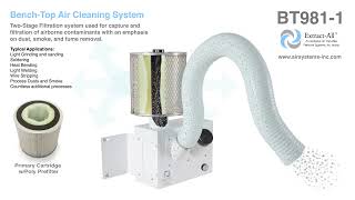 Extract-All Model BT981-1 Bench-Top Air Cleaner
