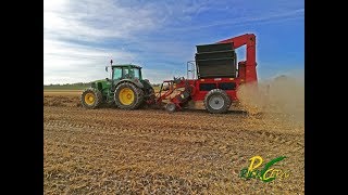 John Deere 6620 Trebbiatura Fagioli | Bean Harvest |Tasi e Tira Team 2017