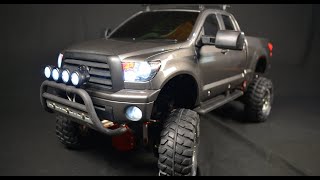 Tamiya 1/10 RC Toyota Tundra High Lift complete kit, Part 3 Electronics time lapse build