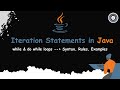 🌟 Mastering Java Basics: Exploring While and Do-While Loops in Java Syntax, Examples