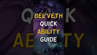 Quick Ability Guide - Bel'Veth - League of Legends' Newest Champion! #Shorts #LeagueOfLegends