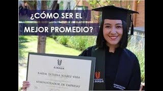 ¿Cómo ser el mejor promedio de tu carrera? - Domingo Financiero